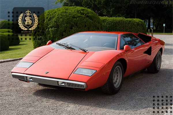 از میورا تا آونتادور: سفر به دنیای سوپراسپرتهای لامبورگینی 3 معرفی Lamborghini Countach (1974)