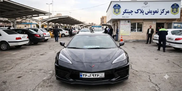 پلاک گذر موقت خودرو