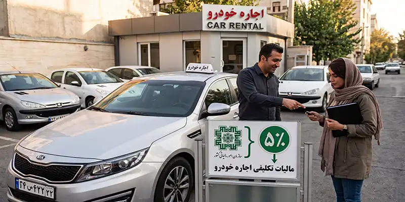 مالیات تکلیفی اجاره خودرو