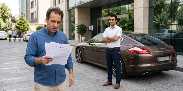 نمونه قرارداد اجاره خودرو با راننده + pdf قابل دانلود