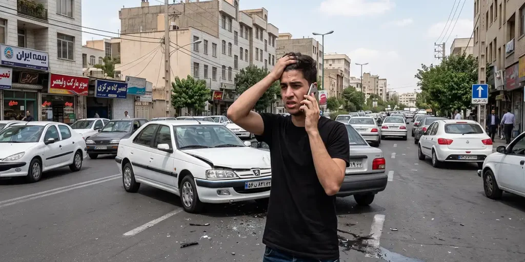 تصادف با خودروی اجاره ای
